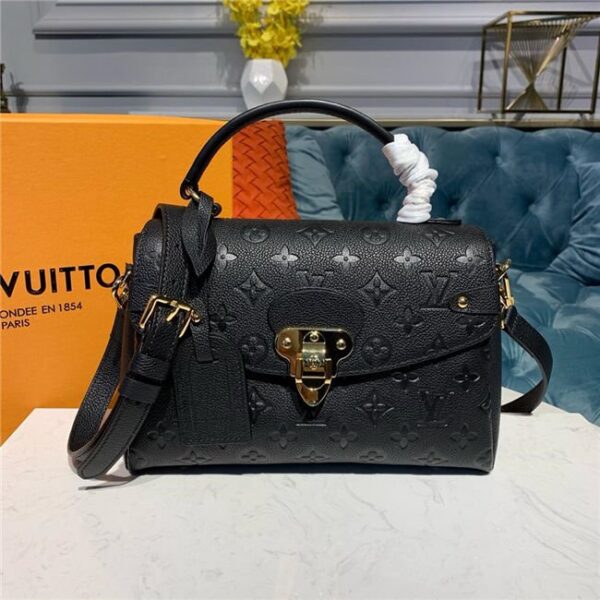 Louis Vuitton Georges BB Monogram Empreinte Leather Noir