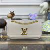 Louis Vuitton LockMe Chain Bag East West Greige