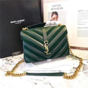 Yves Saint Laurent Medium Quilted Leather & Suede Shoulder Bag (Varied Colors)