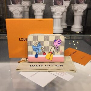 Louis Vuitton Zippy Azur Canvas Coin Purse