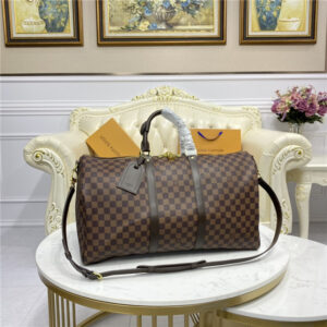 Louis Vuitton Keepall Bandouliere 50 Damier Ebene Canvas