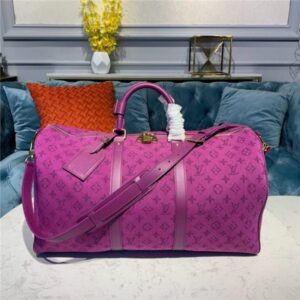 Louis Vuitton Keepall Bandouliere 50 Monogram Denim (Varied Colors)