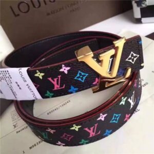 Louis Vuitton Initiales 30mm Reversible Belt (Black)