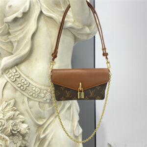 Louis Vuitton Padlock On Strap Bag Caramel