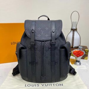 Louis Vuitton Christopher MM Backpack Monogram Matte Black
