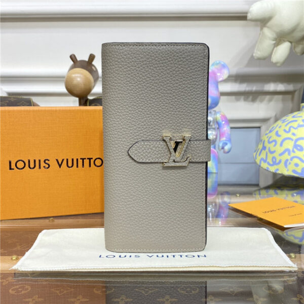 Louis Vuitton Vertical Wallet Pebble