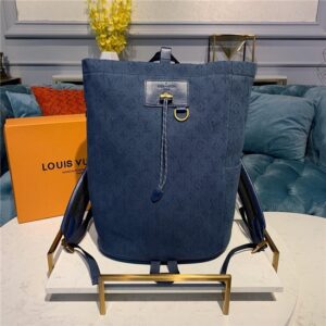 Louis Vuitton Chalk Backpack Monogram Denim
