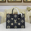 Louis Vuitton OnTheGo MM Monogram Empreinte Leather Black