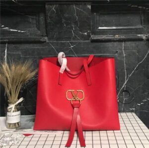 Valentino Large Vring Shopping Tote (Varied Colors)