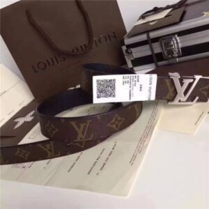 Louis Vuitton Initiales 30mm Reversible Belt (Black)