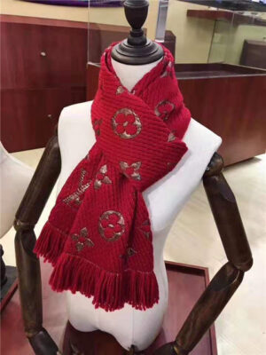 Louis Vuitton Logomania Shine Scarf (Varied Colors)