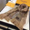 Louis Vuitton Logomania Shine Scarf Camel/Gold