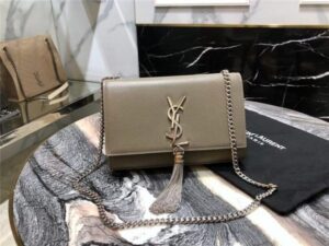 YSL Kate Small With Tassel in Grain De Poudre Embossed Leather (Varied Colors)