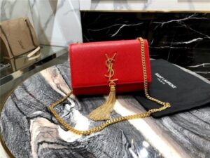 YSL Kate Small With Tassel in Grain De Poudre Embossed Leather (Varied Colors)