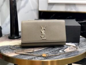 YSL Kate Medium in Grain De Poudre Embossed Leather (Varied Colors)