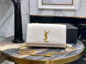 YSL Kate Medium in Grain De Poudre Embossed Leather (Varied Colors)