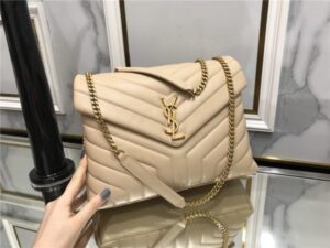 YSL Medium LOULOU Chain Bag “Y” Matelasse Leather (Varied Colors)