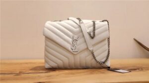 YSL Medium LOULOU Chain Bag “Y” Matelasse Leather (Varied Colors)