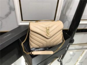 YSL Small LOULOU Chain Bag “Y” Matelasse Leather (Varied Colors)