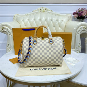 Louis Vuitton Speedy Bandouliere 30 Damier Azur Canvas Blue