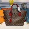 Louis Vuitton Flower Zipped Tote MM Bordeaux