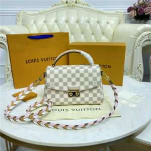 Louis Vuitton Croisette Damier Azur Canvas Pink
