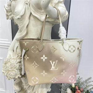 Louis Vuitton Neverfull MM Sunset Khaki Tote