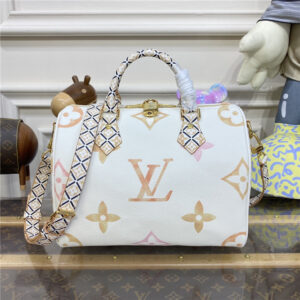 Louis Vuitton Speedy Bandouliere 25 M22987 Beige