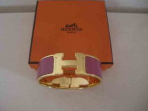 Hermes H Enamel Bracelet (Varied Colors)