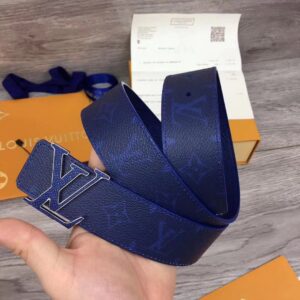 Louis Vuitton Initiales 40mm Reversible Belt Blue