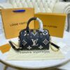Louis Vuitton Monogram Empreinte Speedy Bandouliere 20 Black/Beige