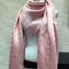 Louis Vuitton Monogram Shine Shawl (Rose and Black)