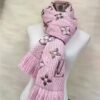 Louis Vuitton Logomania Shine Scarf (Rose Ballerine)