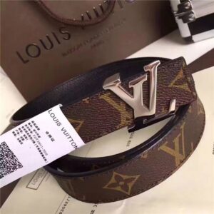 Louis Vuitton Initiales 30mm Reversible Belt (Black)