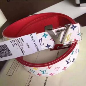 Louis Vuitton Initiales 30mm Reversible Belt (White)