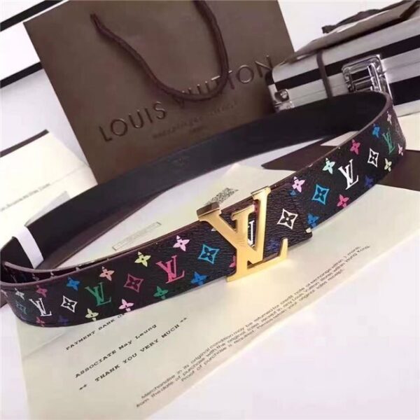 Louis Vuitton Initiales 30mm Reversible Belt (Black)