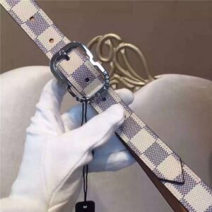 Louis Vuitton Mini 25mm Damier Azur Belt