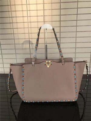 Valentino Rockstud Rolling Poudre with turquoise stone