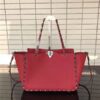Valentino Rockstud Rolling Red with Black stones