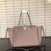 Valentino Rockstud Rolling Poudre with Black stones