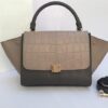 Celine Mini TRAPEZE Grey Crocodile