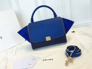 Celine Mini TRAPEZE Blue / Dark Blue