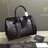 Yves Saint Laurent Small Cabas YSL Bag Crocodile Embossed (Varied Colors)