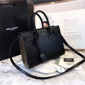 Yves Saint Laurent Classic Baby SAC DE JOUR Black Leather