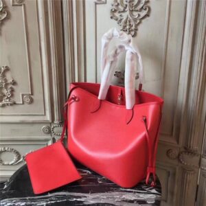 Louis Vuitton Neverfull MM Epi Leather Coquelicot