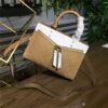 Louis Vuitton Zipped Handbag PM Monogram Empreinte Leather Papyrus Creme