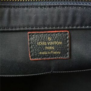 Louis Vuitton Zipped Handbag PM Monogram Empreinte Leather Marine Rouge