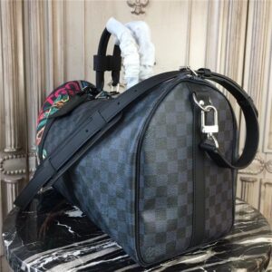 Louis Vuitton Keepall Bandouliere 45 Damier Cobalt Canvas