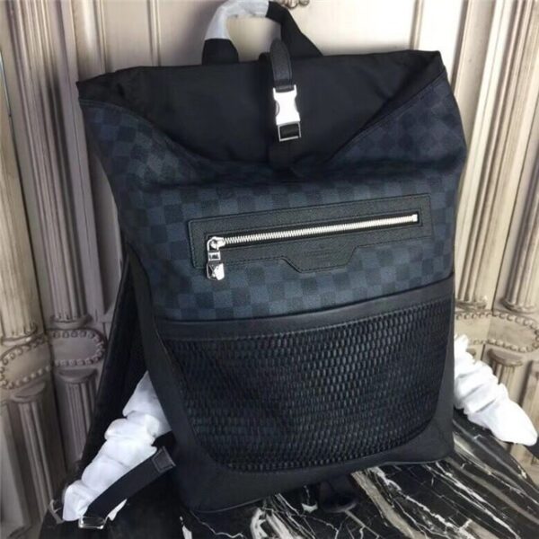 Louis Vuitton Matchpoint Backpack Replica Damier Cobalt Canvas