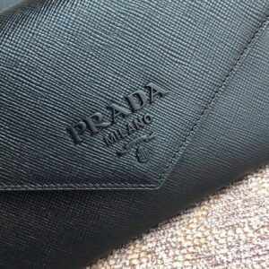 Prada Monochrome Saffiano Leather Bag